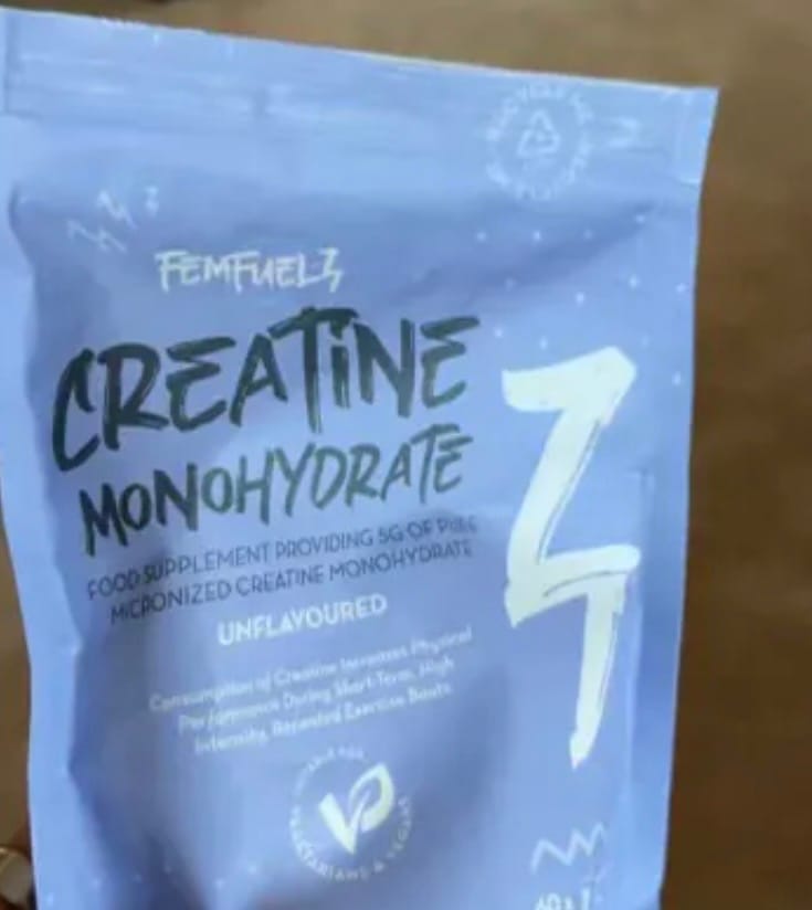 Customer photo review of Creatine Monohydrate Powder
