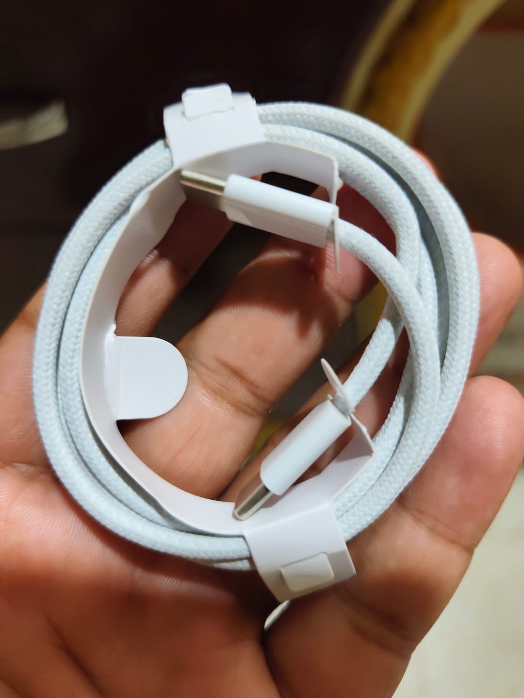 Customer photo review of USB C to USB C Cable 100W Fast Charging