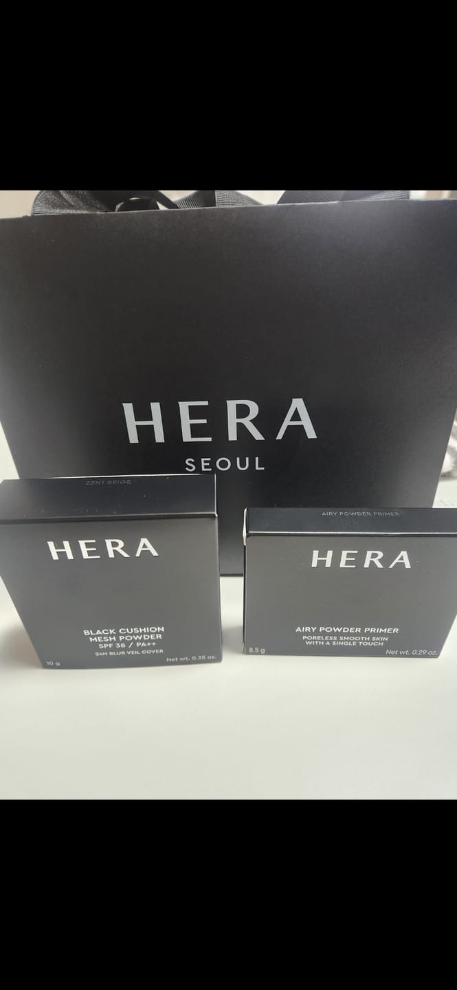 Customer photo review of ブラック クッションメッシュパウダー 23N1