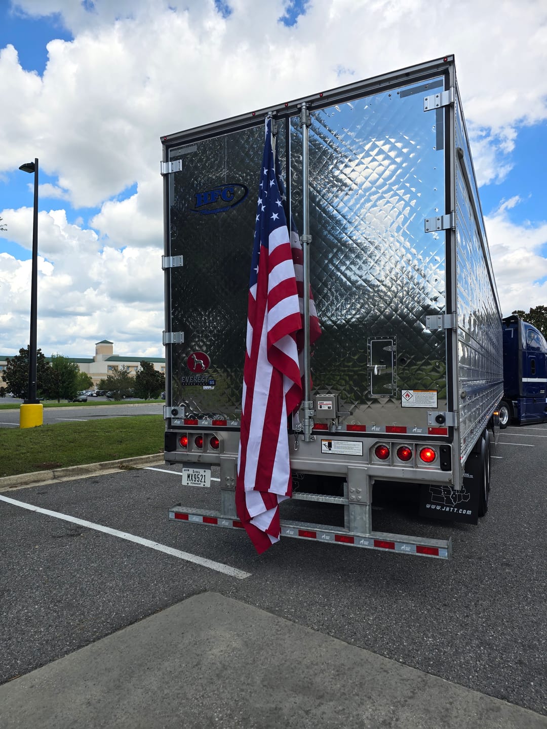 Customer photo review of Ultra Heavy Duty American Flag - 2-ply Polyester - Made In USA