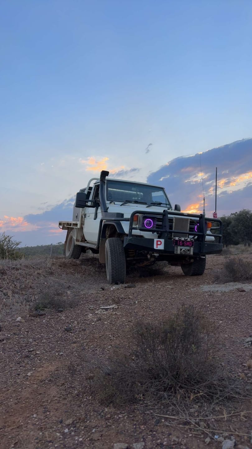 Customer photo review of 7" 'Halo' LED Colour Chasing Headlights