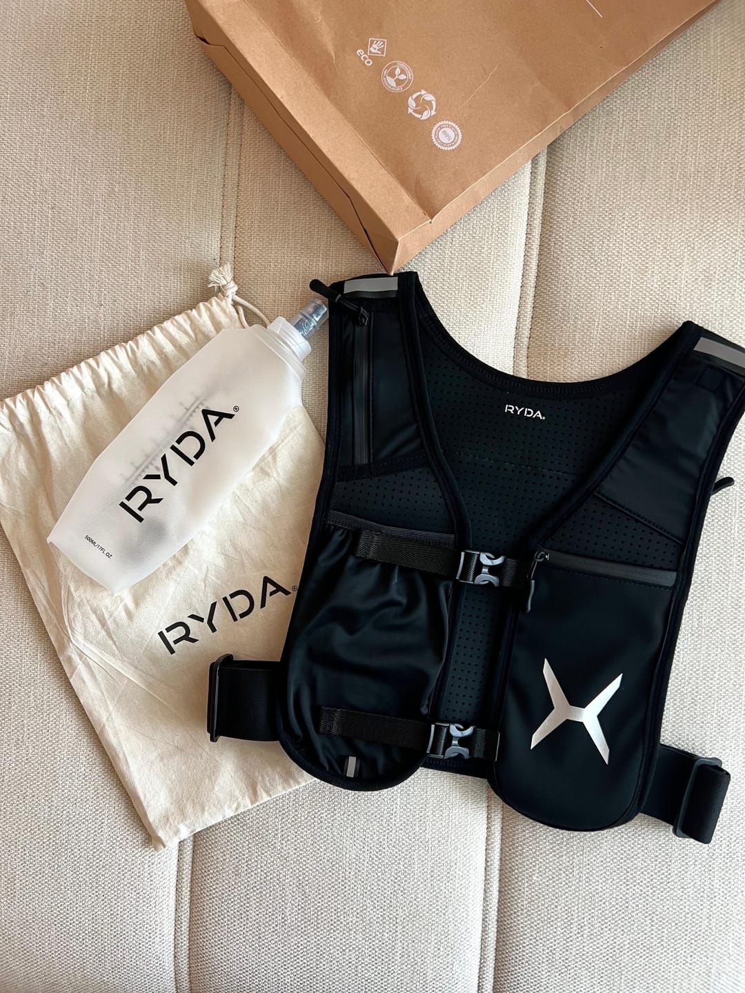 Customer photo review of RYDA Running Vest