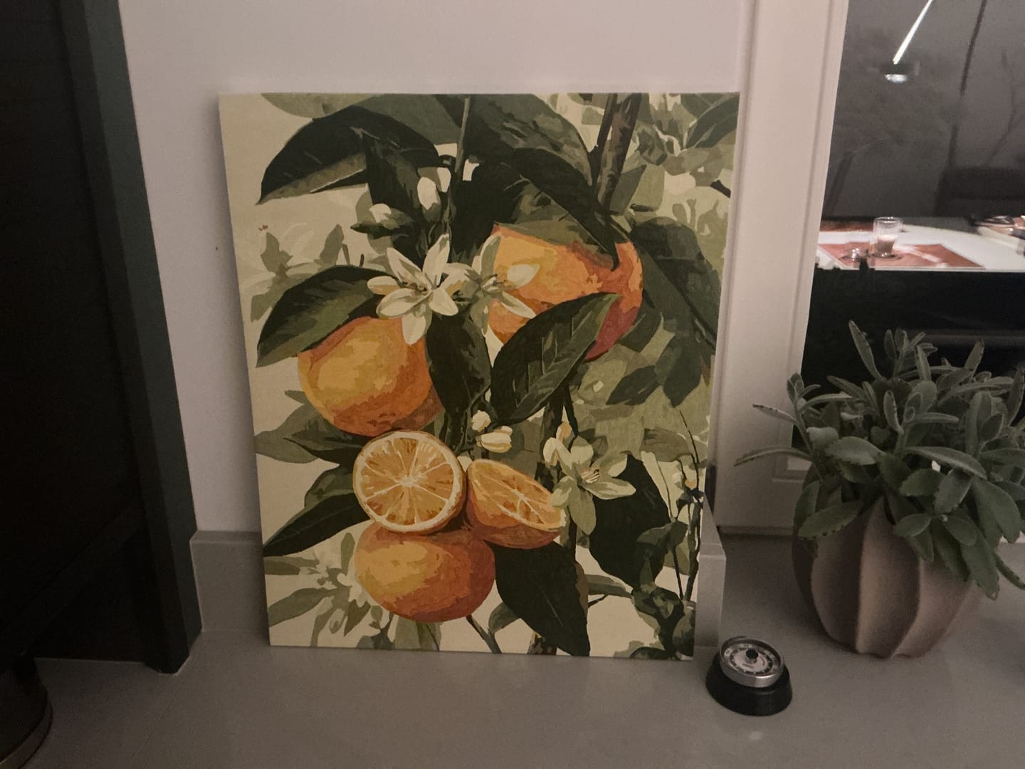 Customer photo review of Malen nach Zahlen - Blühende Zitrusfrüchte