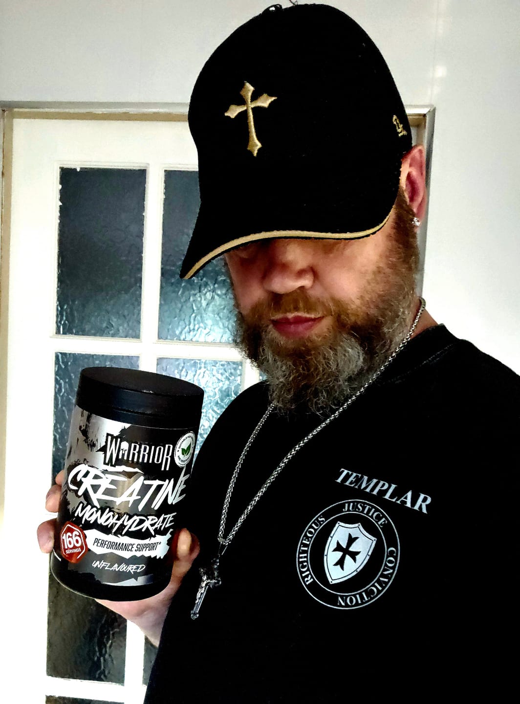 Customer photo review of Warrior Creatine Monohydrate Powder - 300g, 500g & 1KG