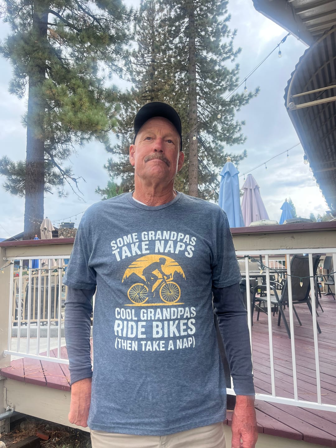Customer photo review of Grandpas Take Naps T-Shirt