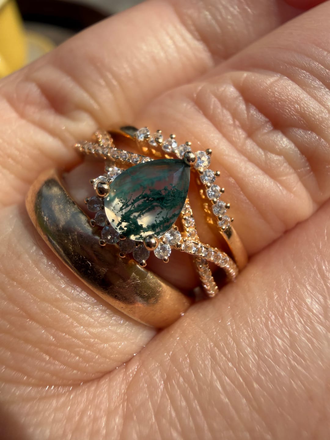 Customer photo review of Anello Prasiolite | Argento 925 - NON REGOLABILE