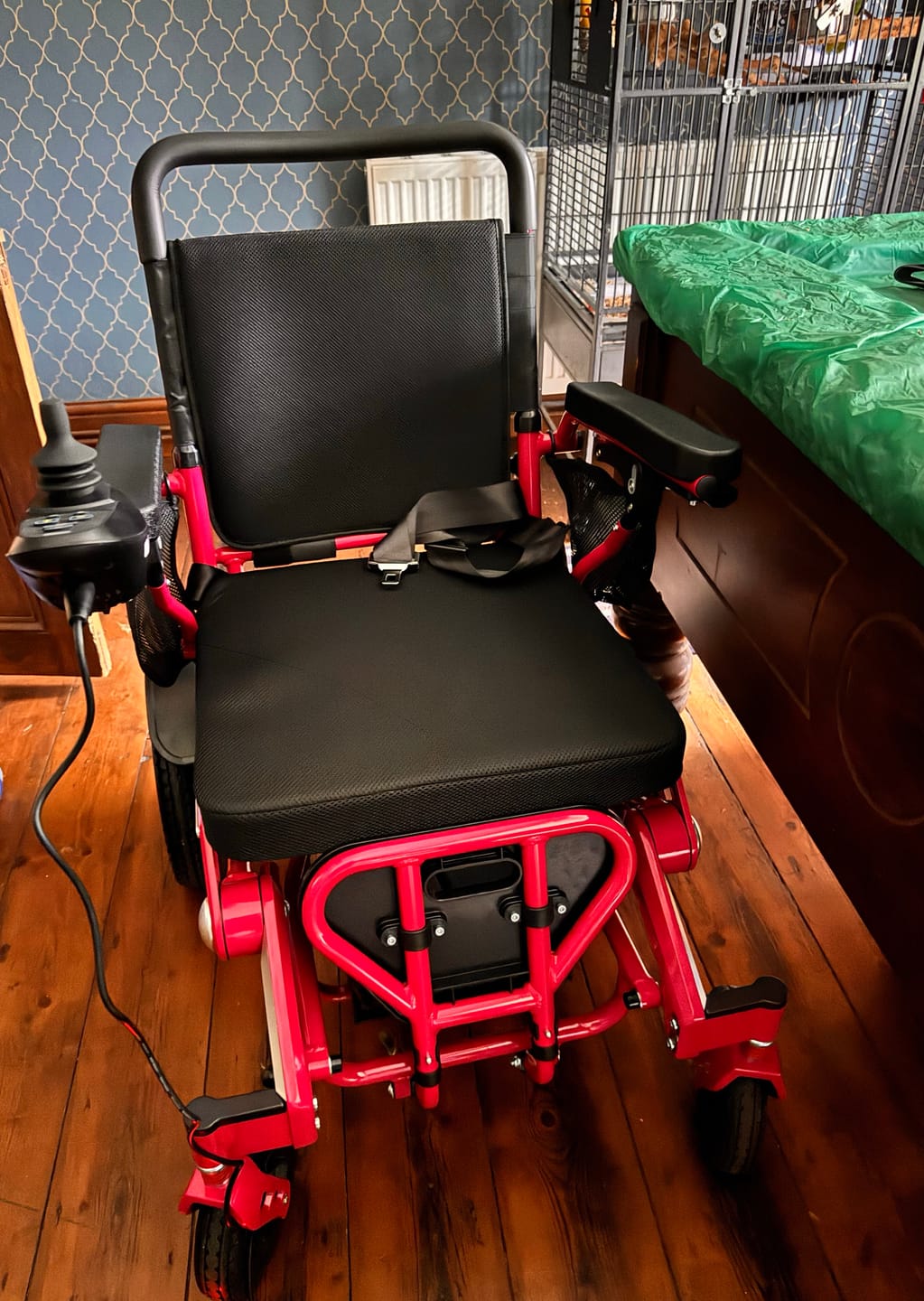 Customer photo review of Limited Edition Pink Lightweight Electric Wheelchair | Freedom Pro ST