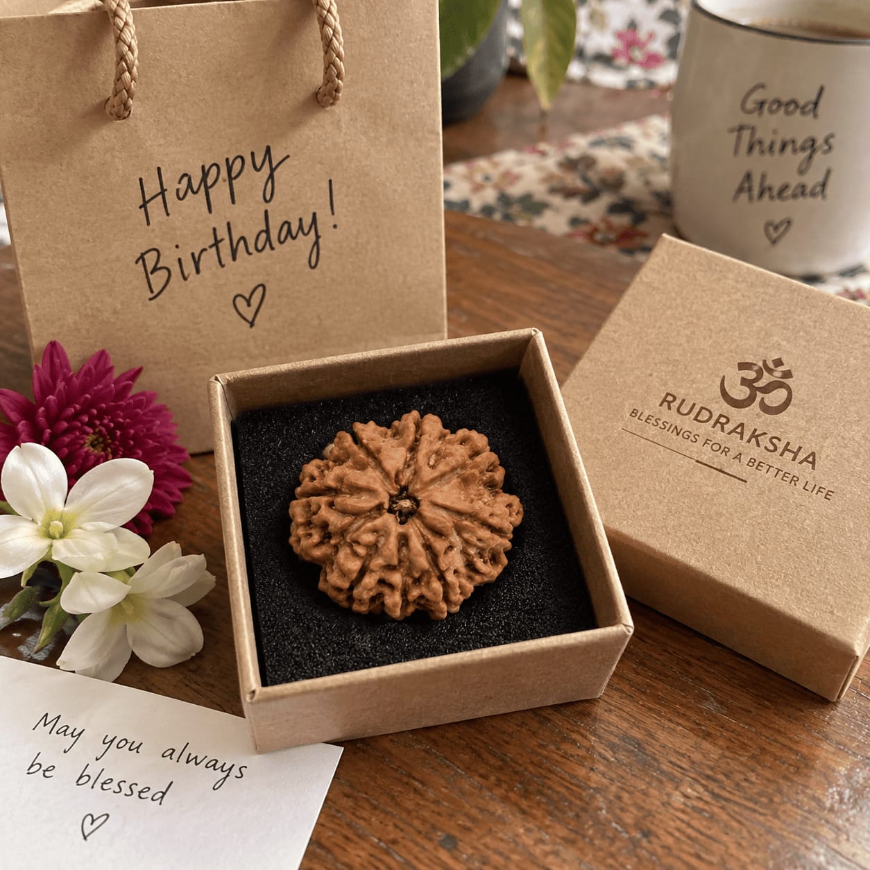 Customer photo review of 8 Mukhi Rudraksha (Nepali)