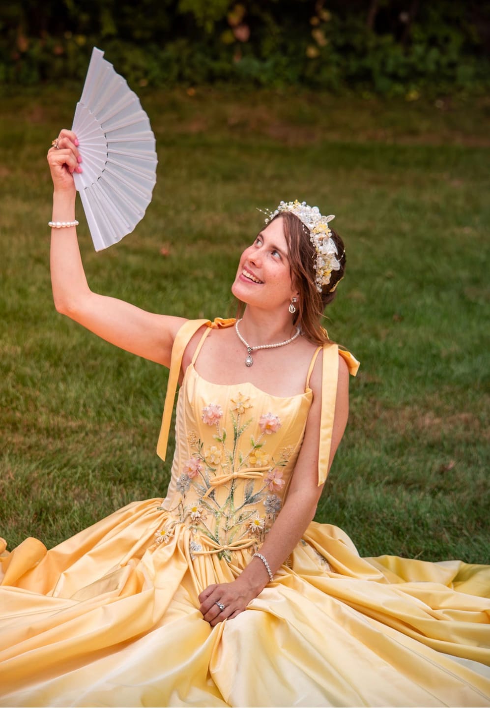 Customer photo review of Bright Flowery Gown