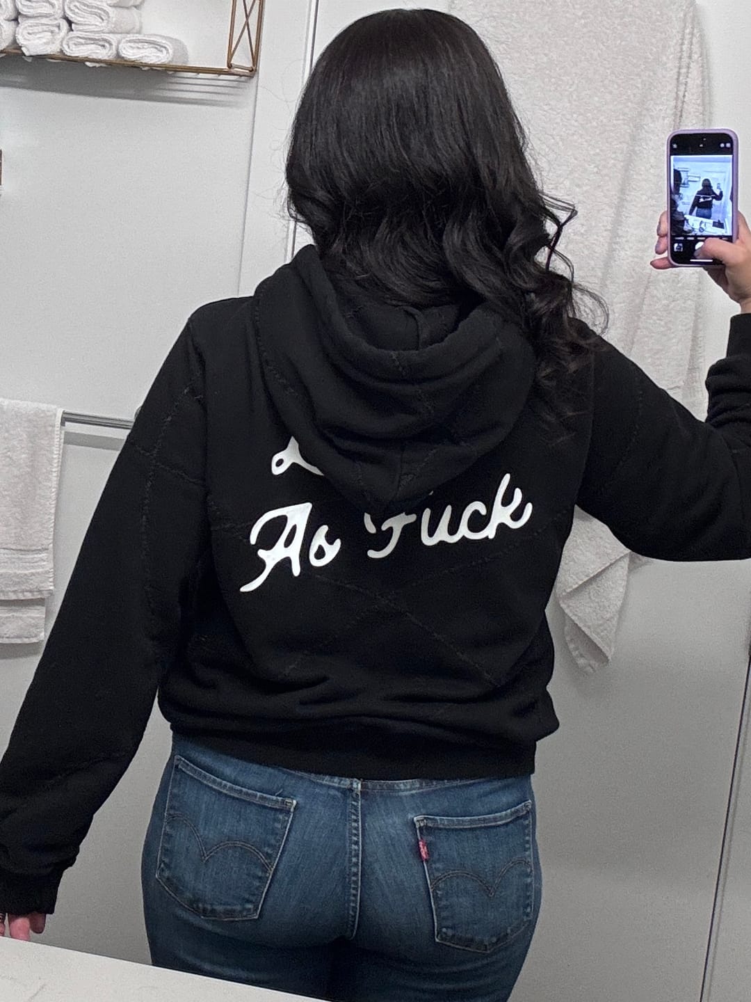 Customer photo review of Barbed Wire Zip Up Hoodie