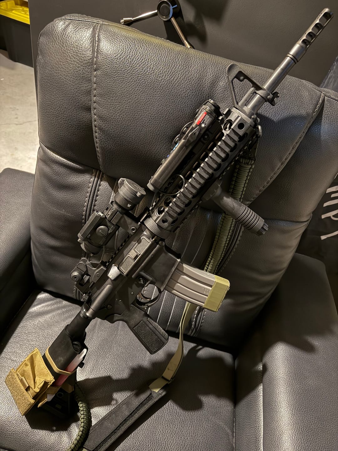 Customer photo review of SomoGear PEQ-2A Flashlight + Laser with Potted PCB