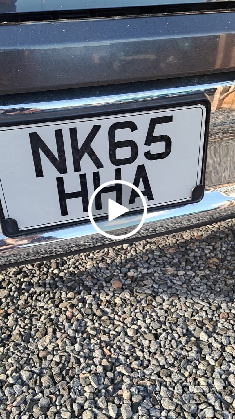Customer video review of American Import Number Plate – 12 x 6 Inches