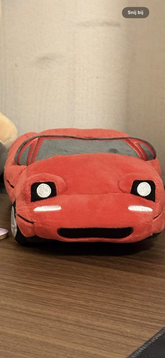 Customer photo review of Miata MX5 Plushie