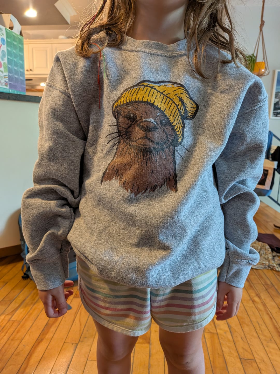 Customer photo review of Sweatshirt Loutre Vintage