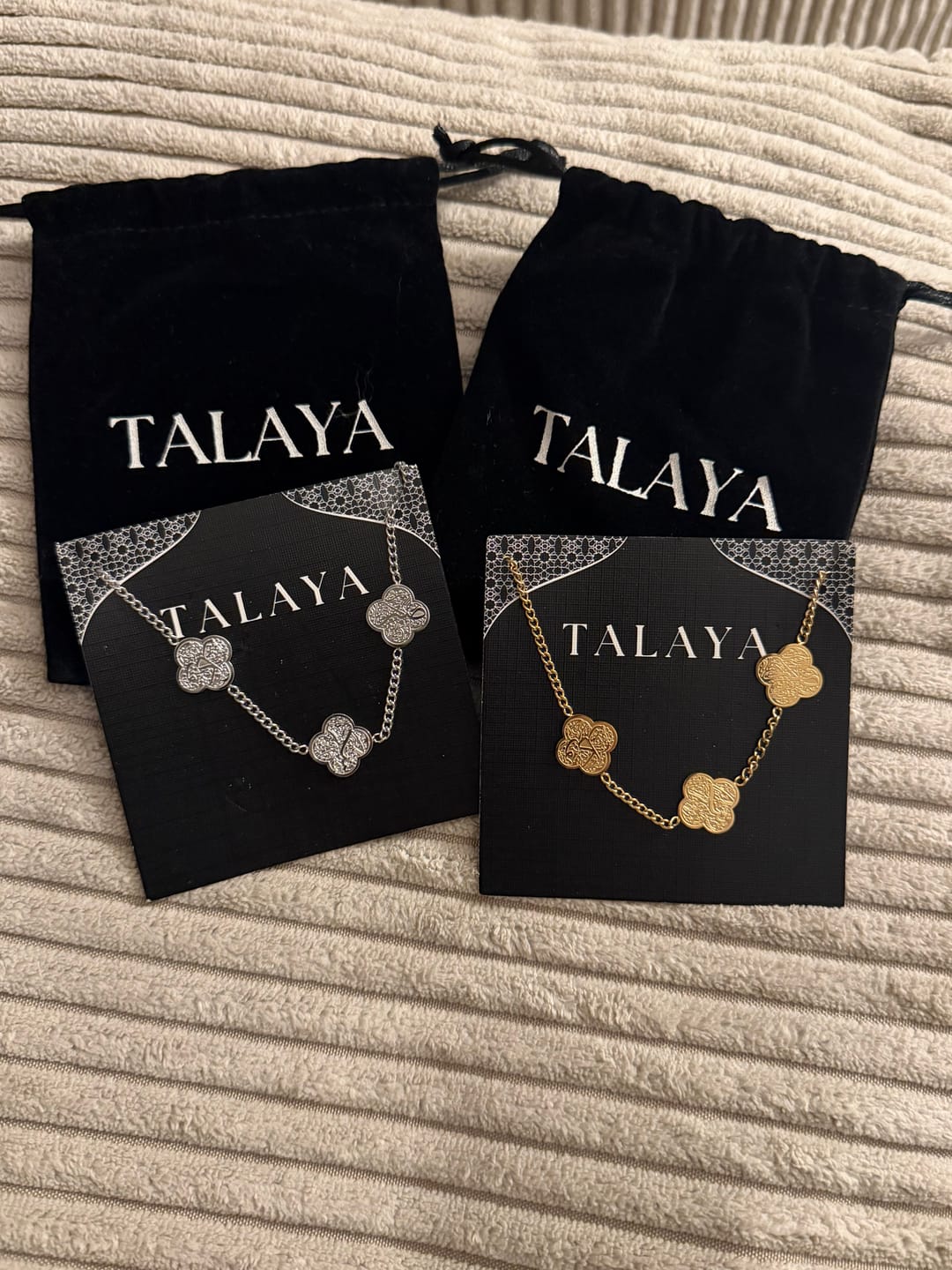 Customer photo review of Shukr | Sabr | Tawakkul Kleeblatt Armband