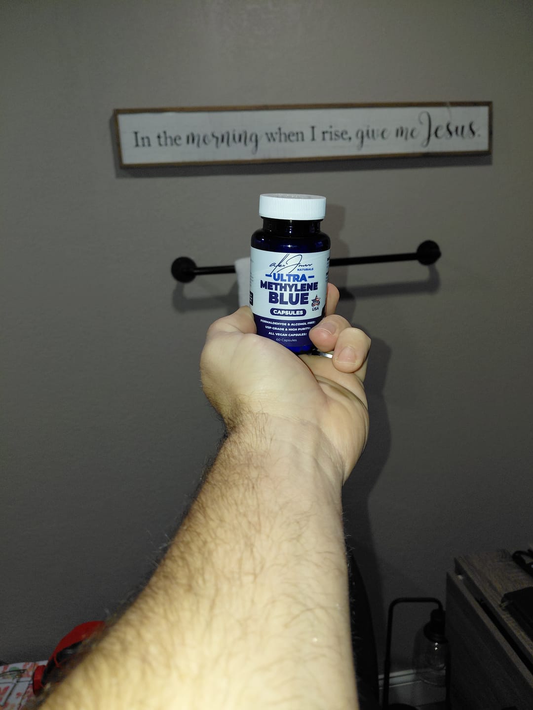 Customer photo review of Ultra Methylene Blue Capsules (60 Capsules) (30 Servings)