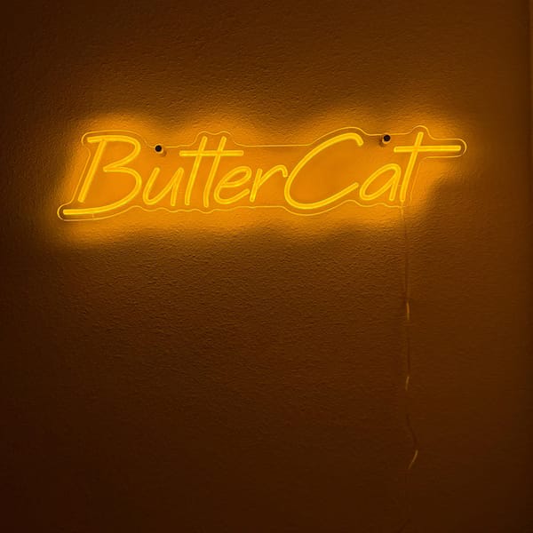Customer photo review of Custom Neon: ButterCat