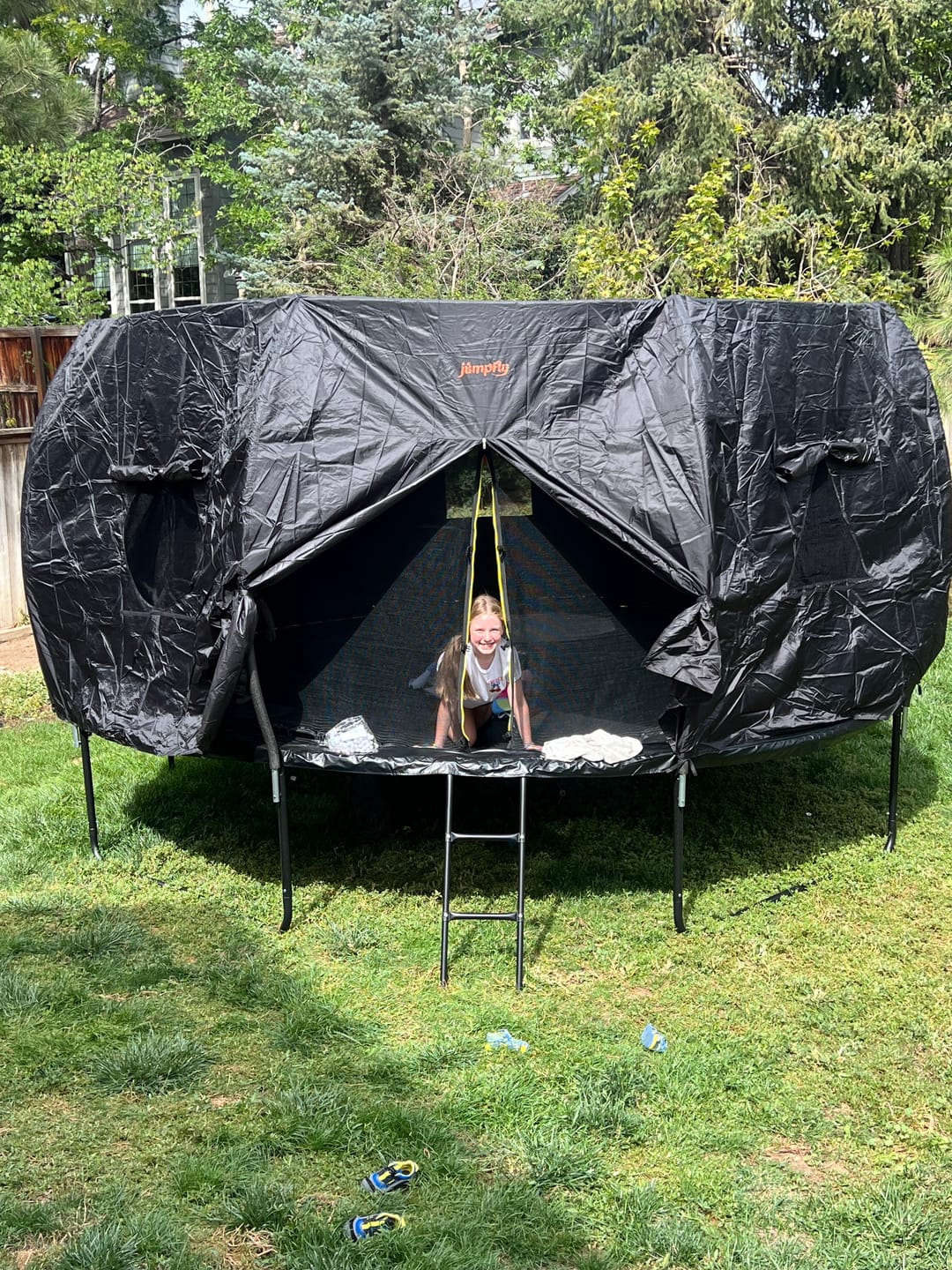Customer photo review of Trampoline Tent for 14FT Trampoline