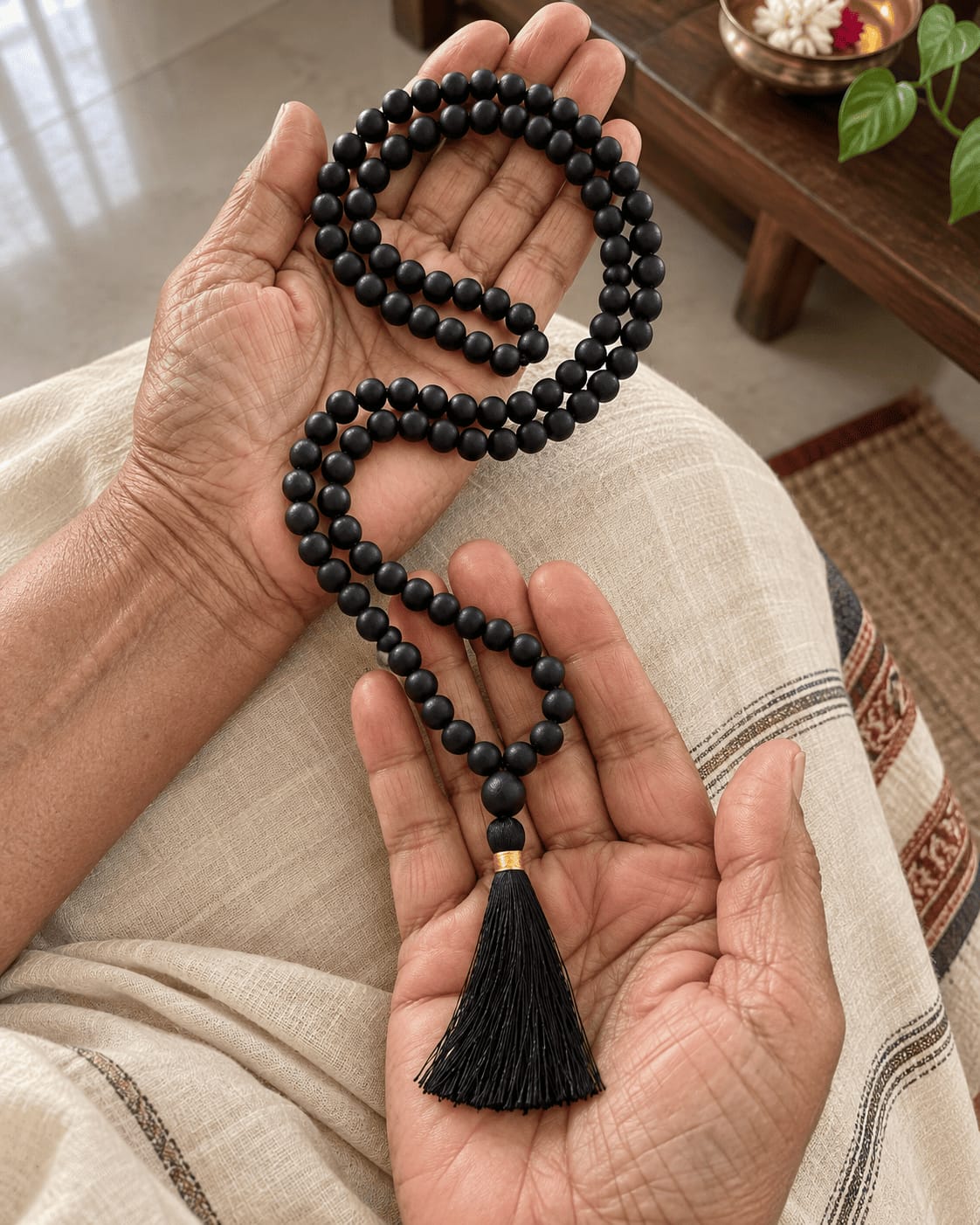 Customer photo review of Karungali Mala