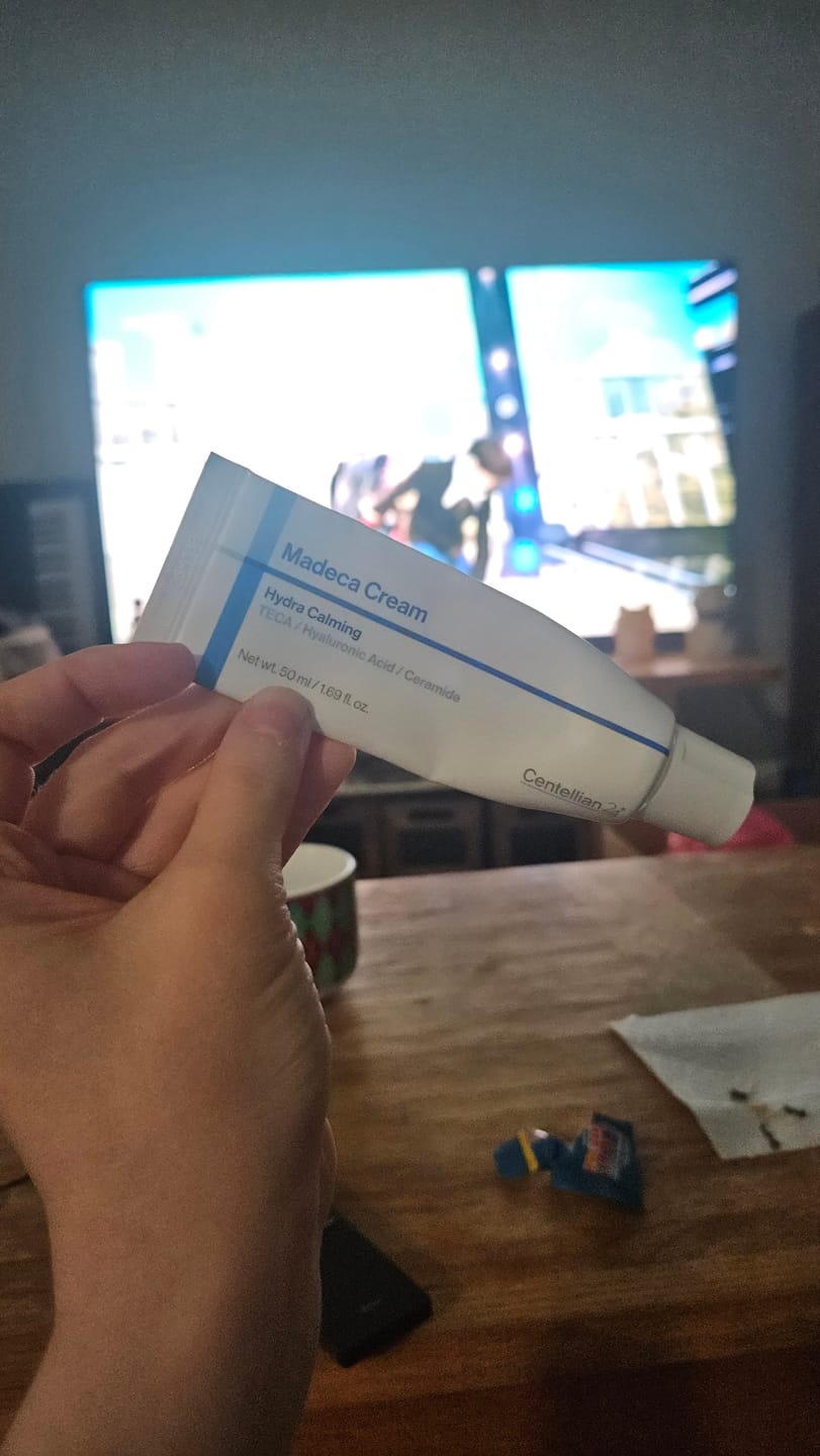 Customer photo review of Madeca Cream Hydra Calming 50ml