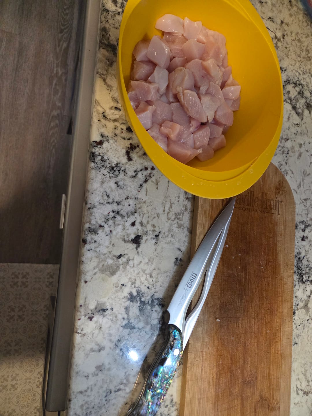 Customer photo review of The Pearl Eye Edition – Signature Knife by JIKKO®