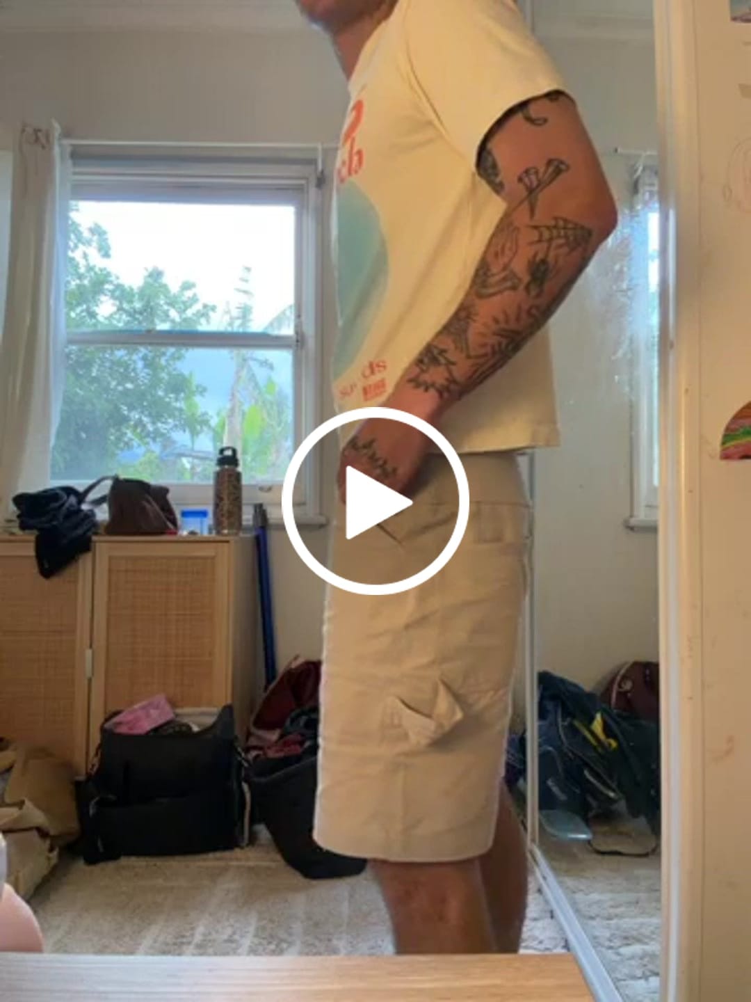Customer video review of Men's Carpenter Short - Sand