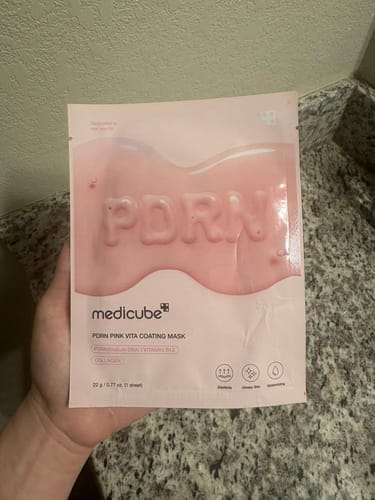 Customer photo review of PDRN Pink Vita Coating Sheet Mask