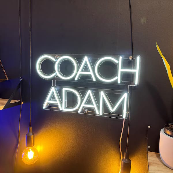 Customer photo review of Custom Neon: COACH ADAM