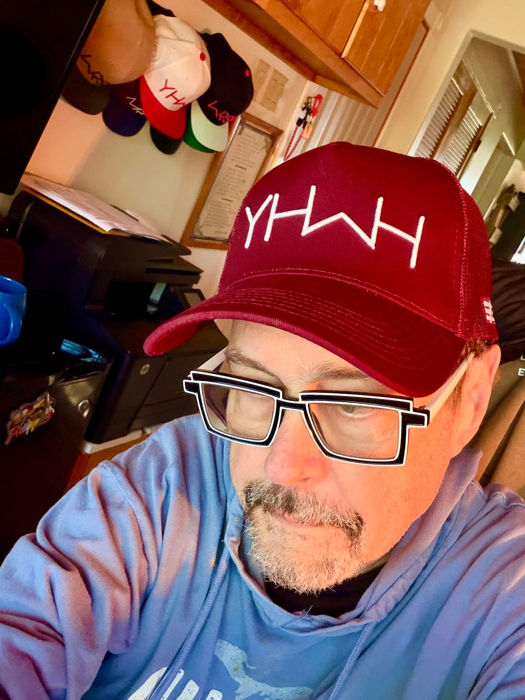Customer photo review of The YHWH Standard Trucker- Maroon