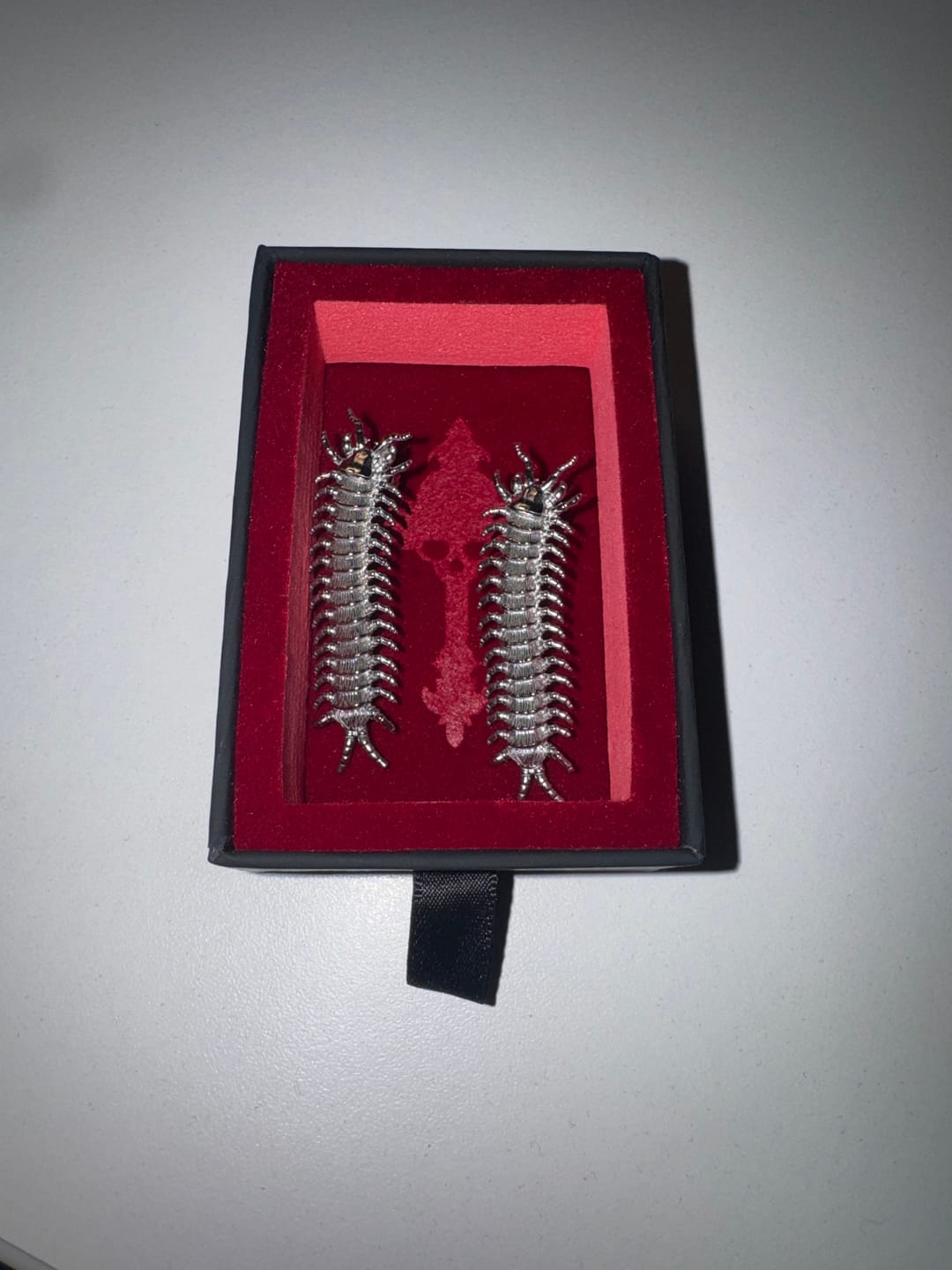 Customer photo review of CENTIPEDE STUD EARRING