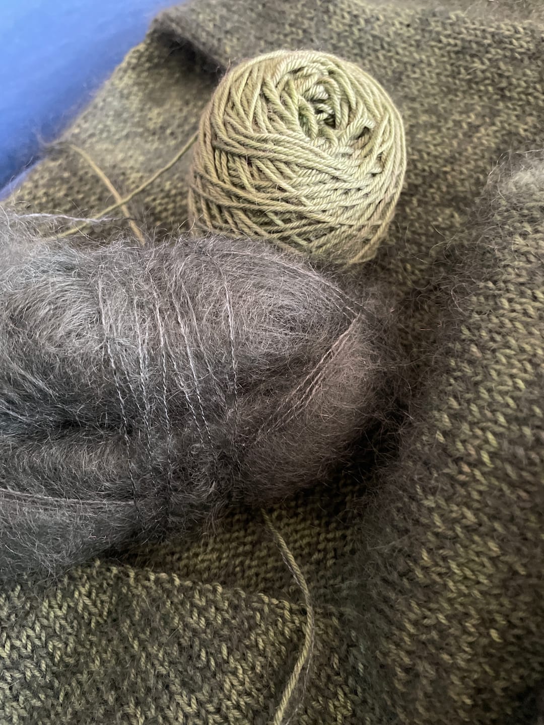 Customer photo review of Silk Mohair  (75% Kid Mohair / 25% Seda)