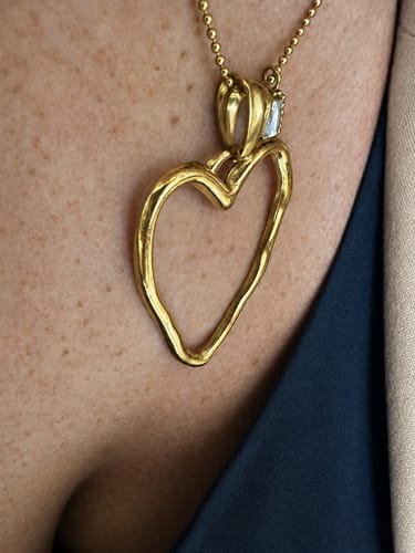 Customer photo review of Ciondolo "Cuore Leggero"