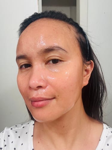 Customer photo review of Collagen Jelly Cream with Niacinamide