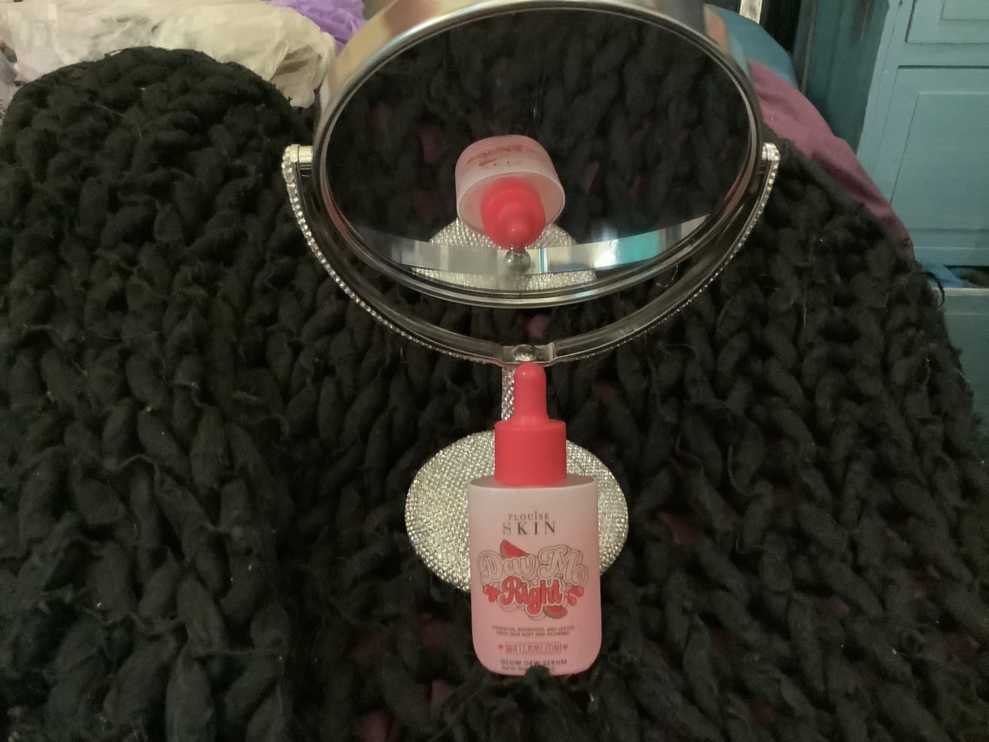 Customer photo review of Dew Me Right Dewy Glow Serum