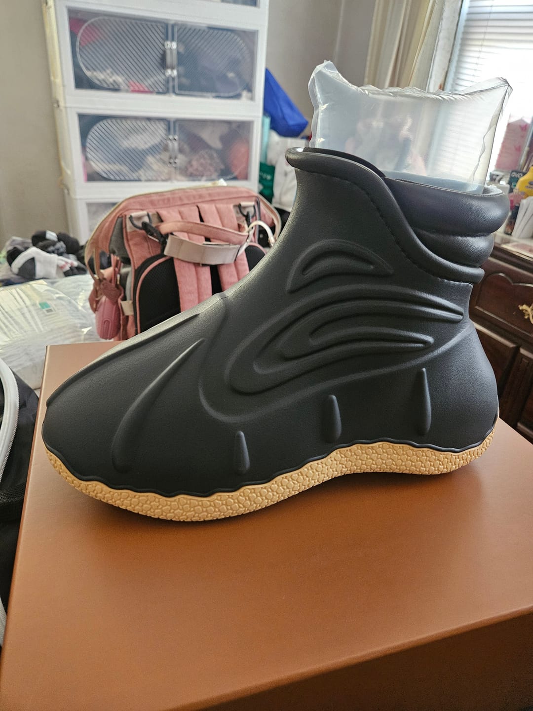 Customer photo review of DUCK BOOT - BLACK