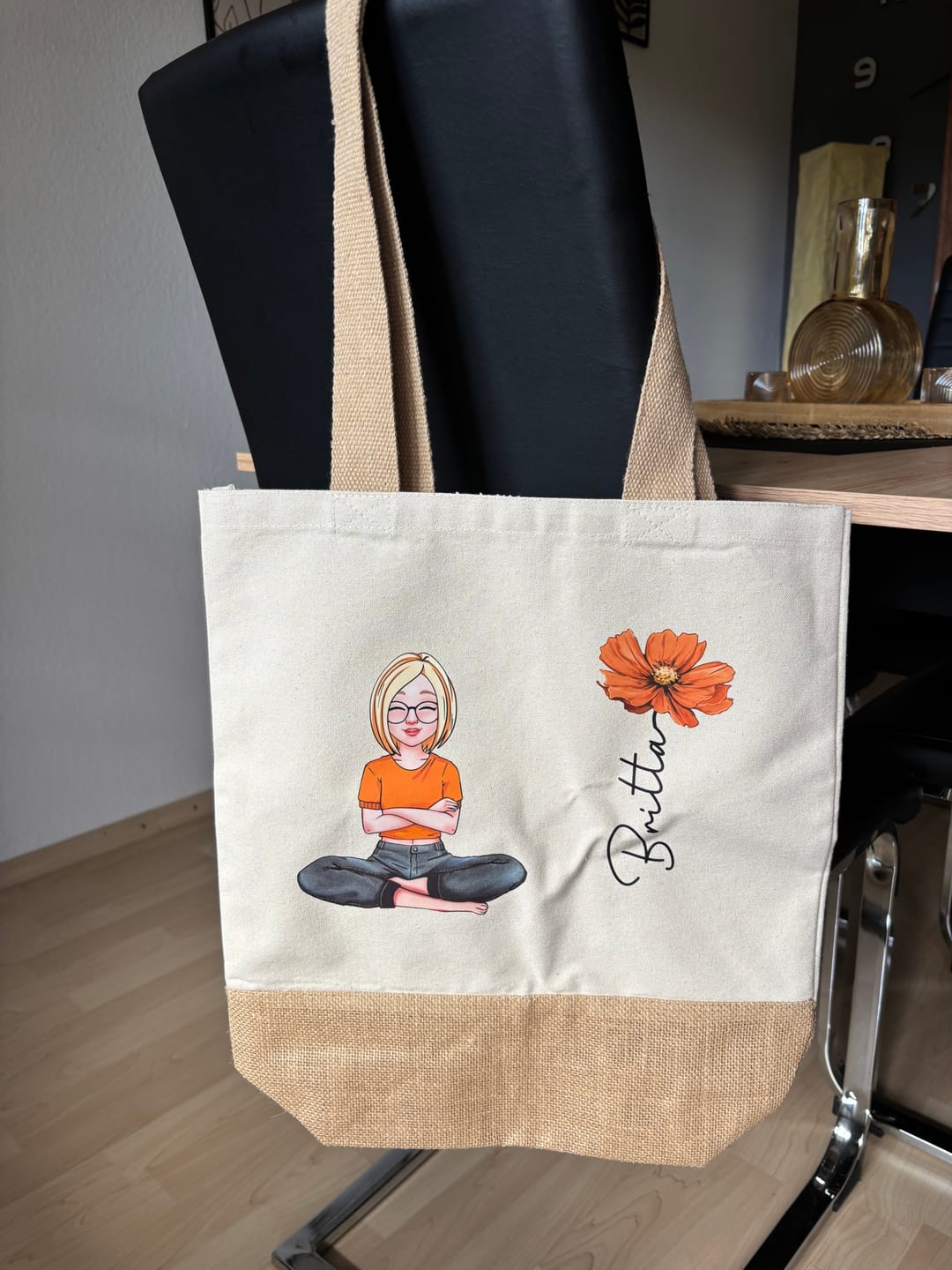 Customer photo review of Summervibes - Personalisierte Tasche für den Strand