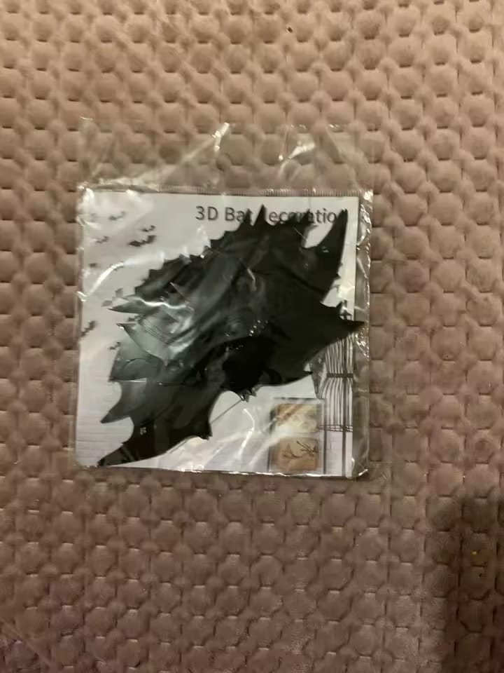 Customer photo review of Murcielagos decorativos 3D con luz