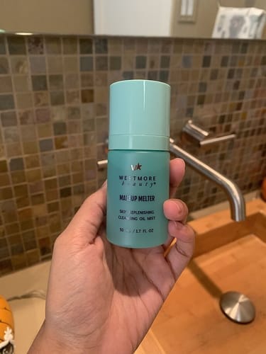Customer photo review of Makeup Melter Cleansing Mist