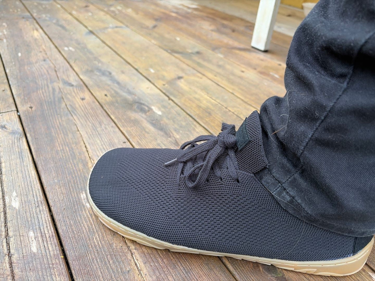 Customer photo review of Vaistoa Iloa | Knitted Barefoot Sneakers