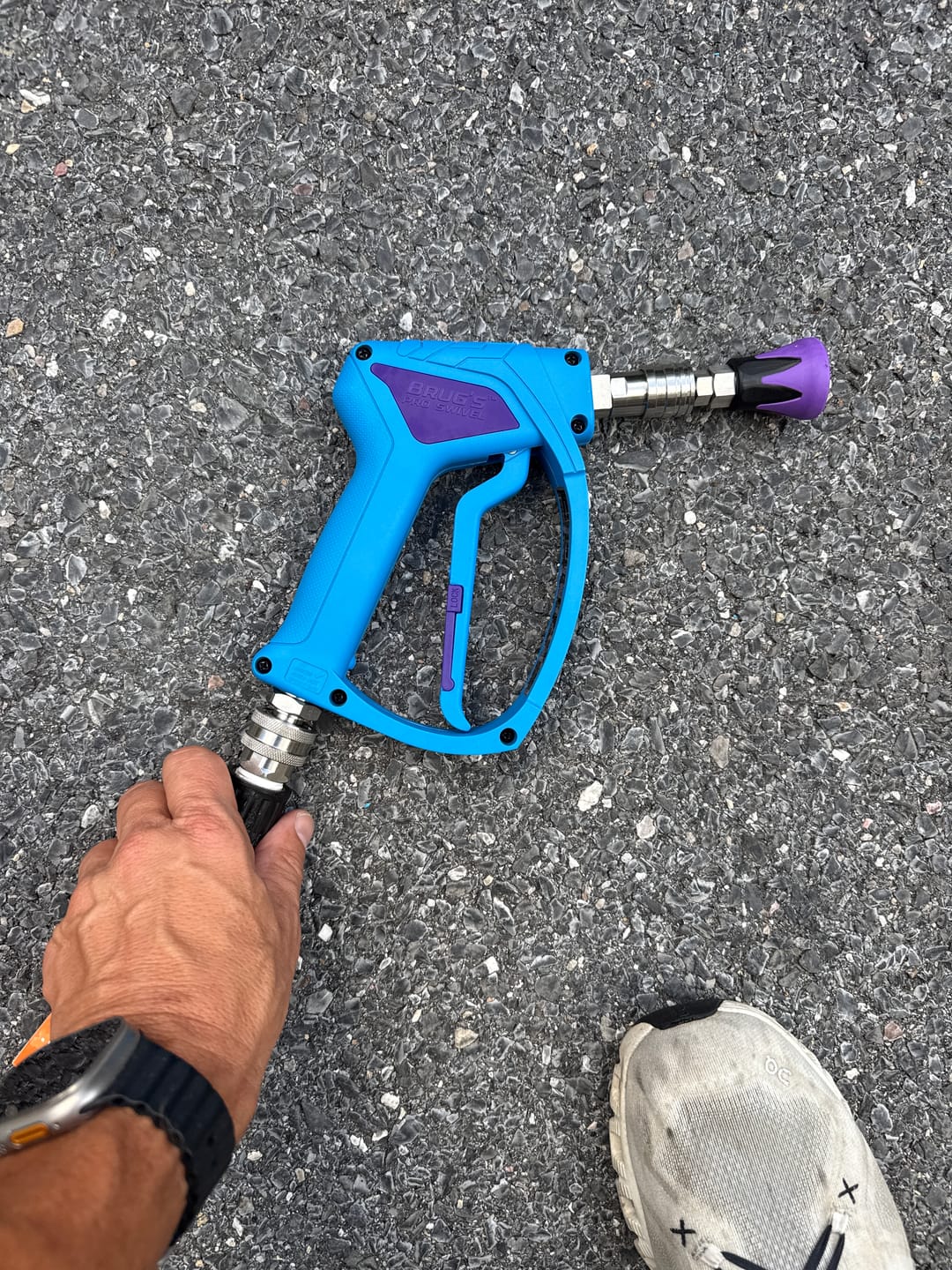 Customer photo review of Brug's® Pro Swivel Gun V2.0