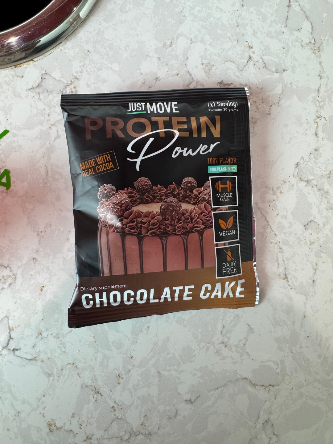 Customer photo review of Just MOVE Protein Sample Variety Pack - 7 Flavors