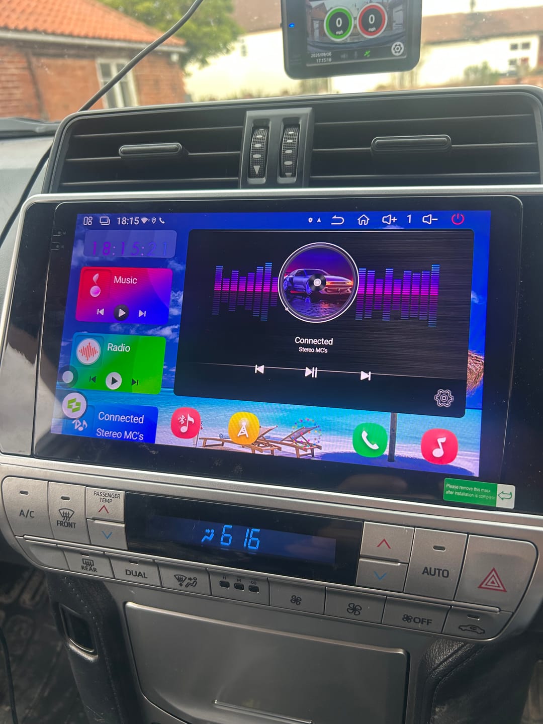 Customer photo review of Toyota Land Cruiser/Prado 150 Series 2018-2023 Wireless Apple CarPlay Upgrade Kit