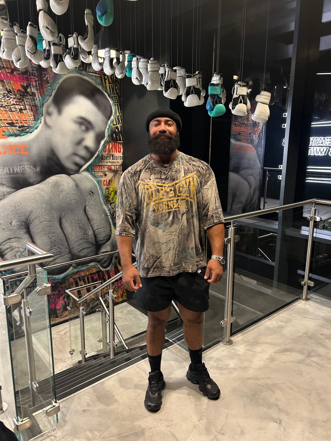 Customer photo review of 1052 - Reflective Fitness Shorts
