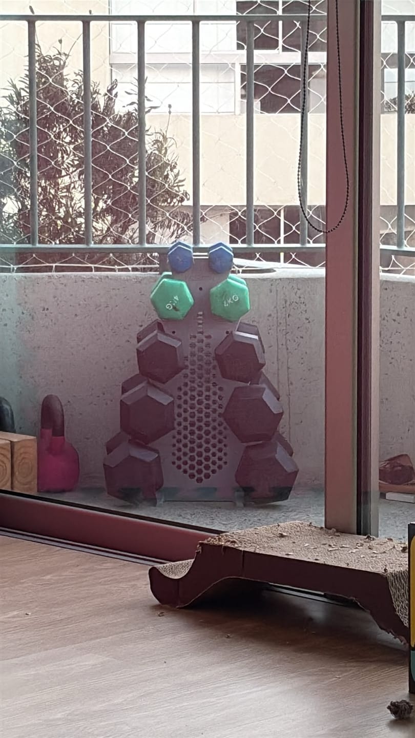 Customer photo review of Rack de PVC de 5 niveles