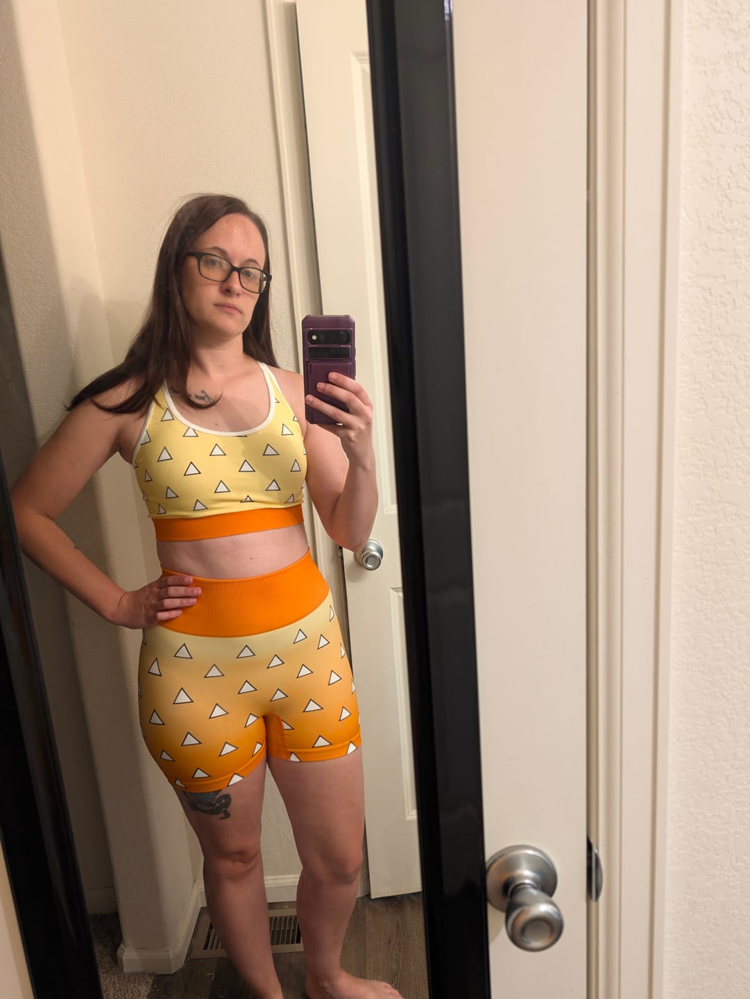 Customer photo review of Flash Pattern Seamless Bra