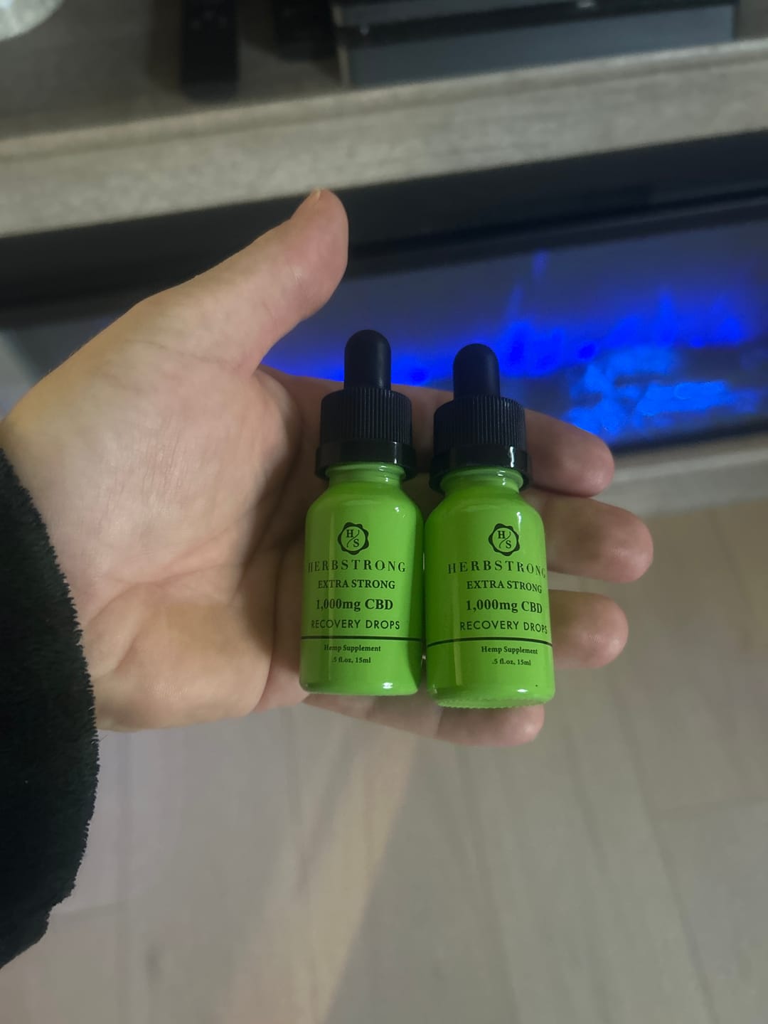 Customer photo review of Extra Strong Recovery Drops