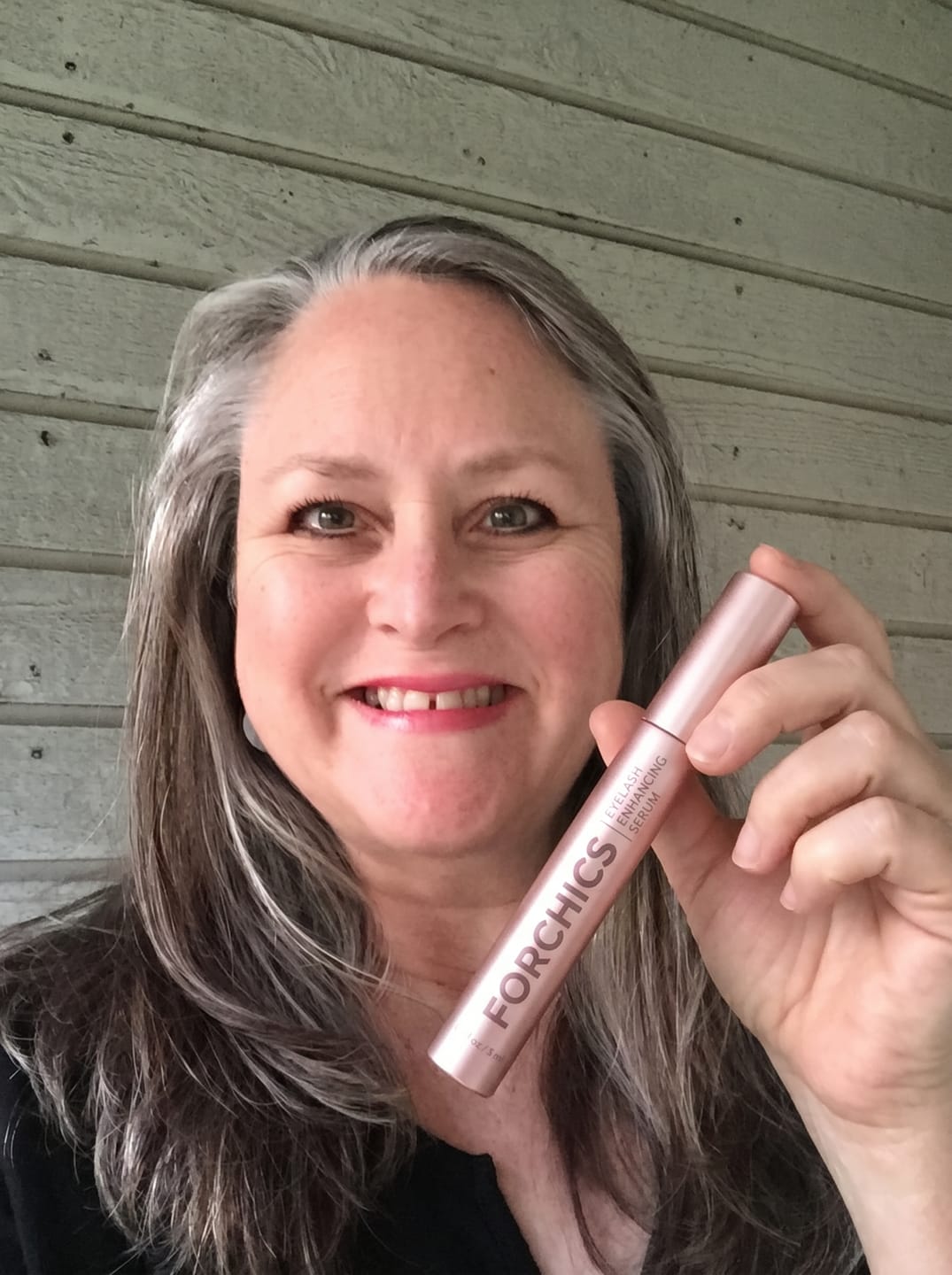 Customer photo review of Lash Serum and Mascara Set