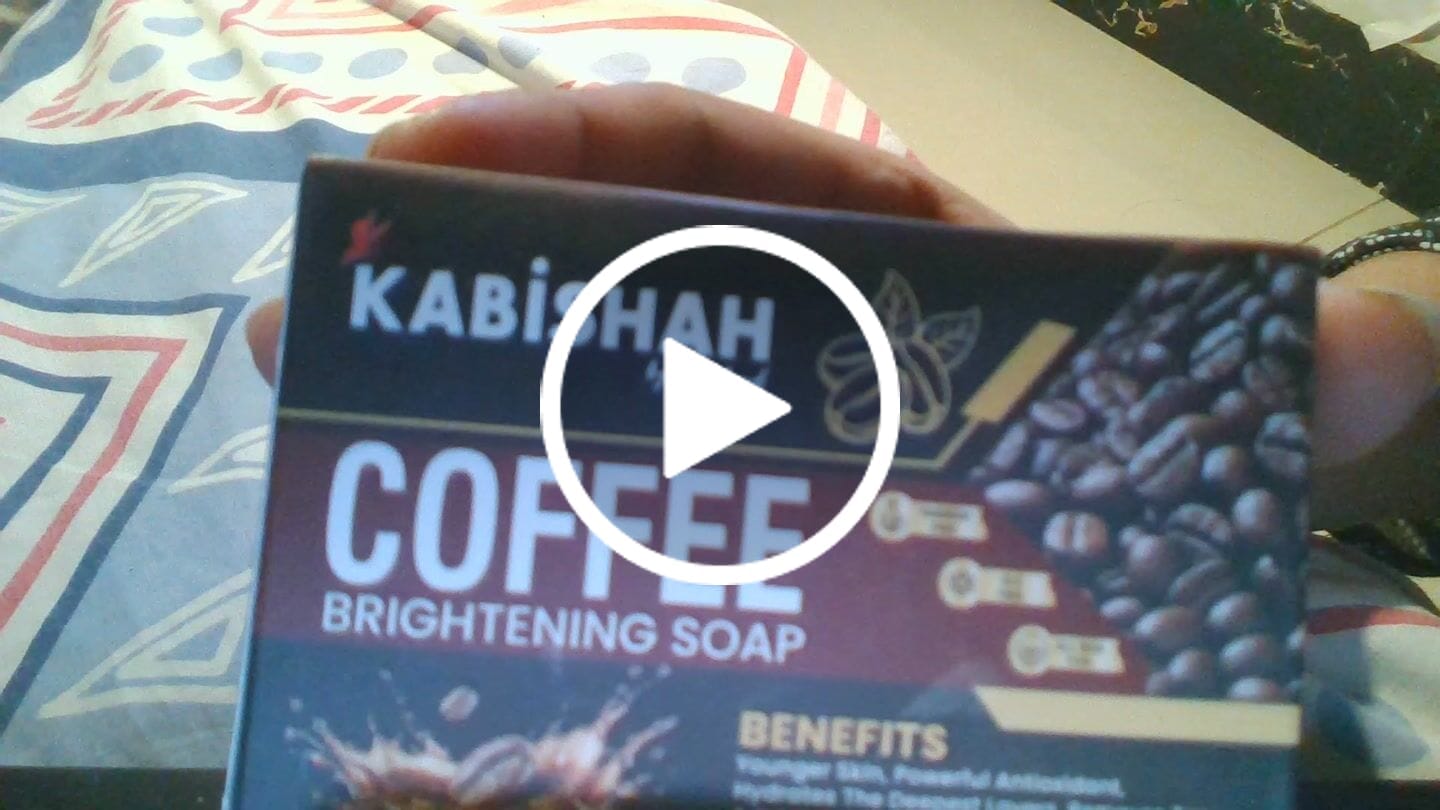 Customer video review of Coffee Brightening Soap Double Pack