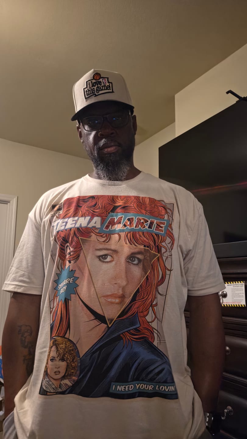 Customer photo review of Teena Marie Classic Fit T-Shirt