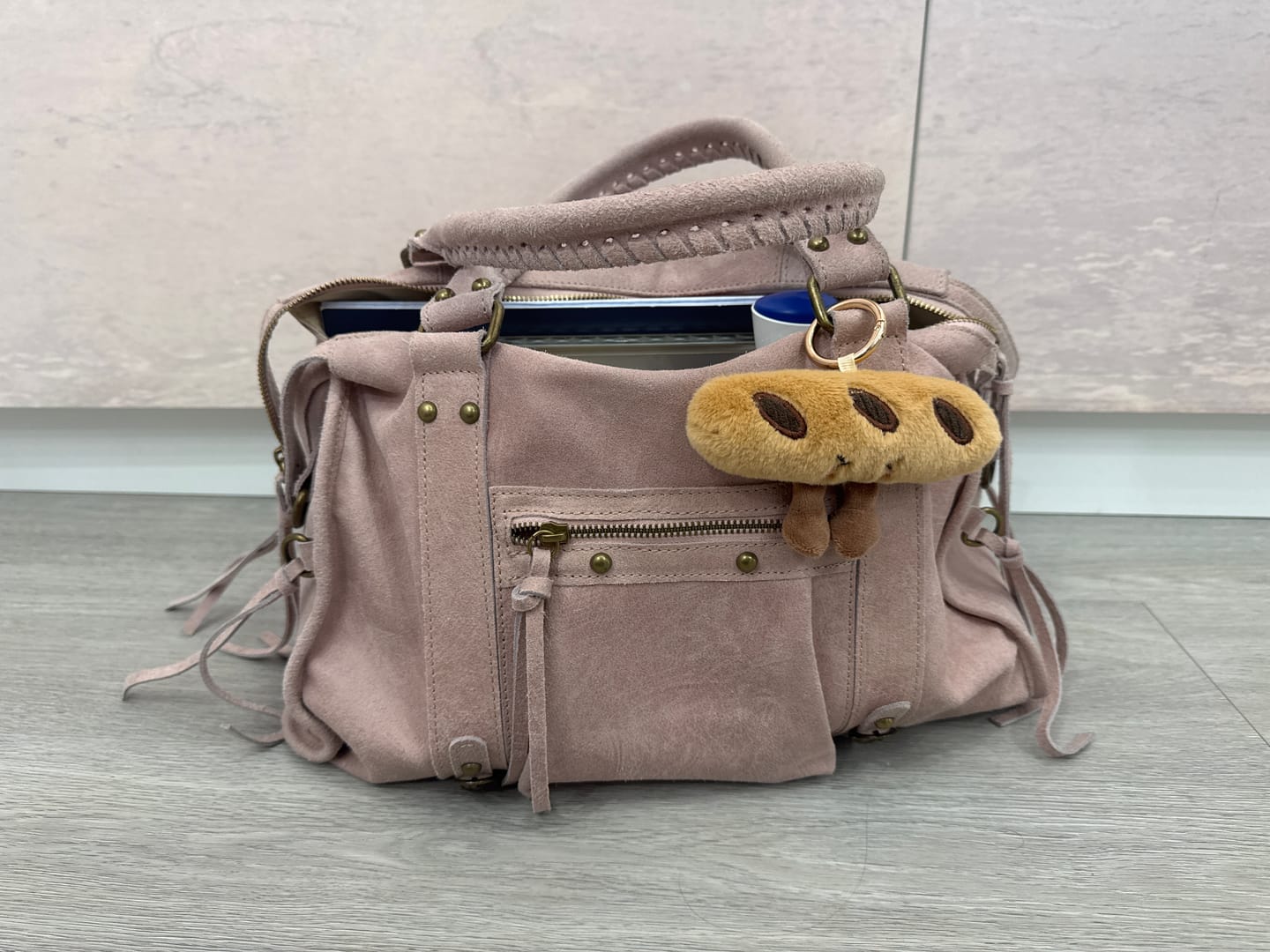 Customer photo review of It girl bag vanilla pink